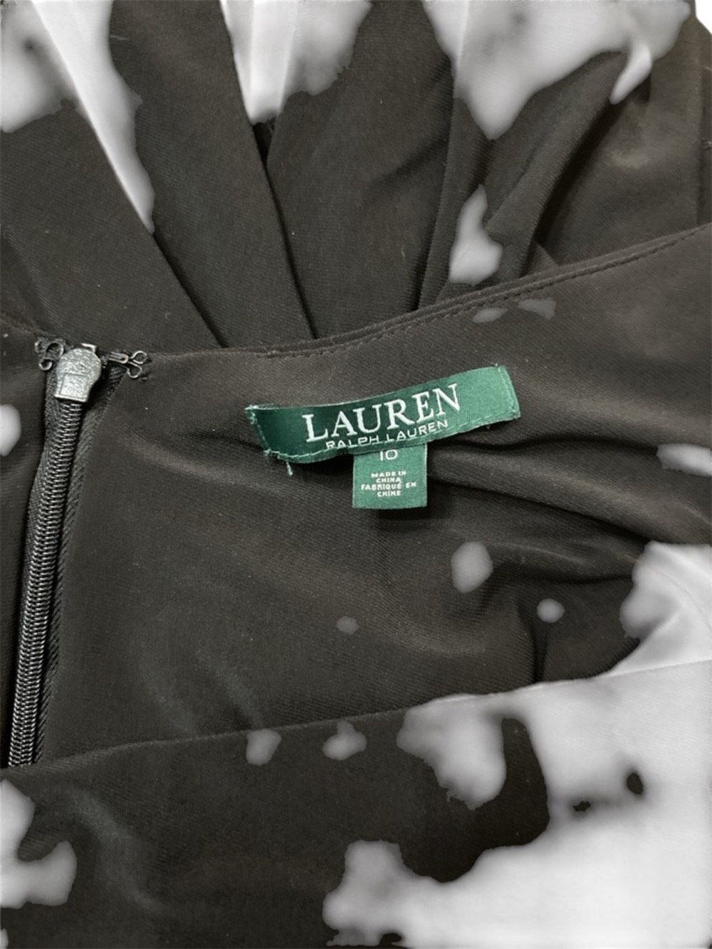 Lauren Ralph Lauren Womens Cold-Shoulder Jersey Gown - Picture 7 of 7